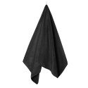 Ręcznik szybkoschnący 30x30 Active czarny z mikrofibry 380g/m2 Ręcznik szybkoschnący 30x30 Active czarny z mikrofibry 380g/m2