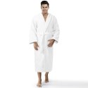 Szlafrok frotte Prestiż XXL biały bawełniany hotelowy 450g/m2 Szlafrok frotte Prestiż XXL biały bawełniany hotelowy 450g/m2