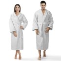 Szlafrok frotte Prestiż XXL szary bawełniany hotelowy 450g/m2 Szlafrok frotte Prestiż XXL szary bawełniany hotelowy 450g/m2