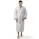 Szlafrok frotte Prestiż XXL szary bawełniany hotelowy 450g/m2 Szlafrok frotte Prestiż XXL szary bawełniany hotelowy 450g/m2