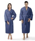 Szlafrok frotte Prestiż XS niebieski bawełniany hotelowy 450g/m2 Szlafrok frotte Prestiż XS niebieski bawełniany hotelowy 450g/m2