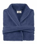Szlafrok frotte Prestiż XS niebieski bawełniany hotelowy 450g/m2 Szlafrok frotte Prestiż XS niebieski bawełniany hotelowy 450g/m2