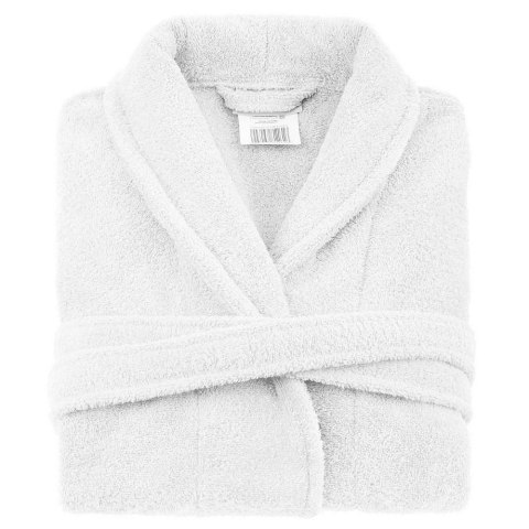 Szlafrok frotte Prestiż S/M biały bawełniany hotelowy 450g/m2 Szlafrok frotte Prestiż S/M biały bawełniany hotelowy 450g/m2