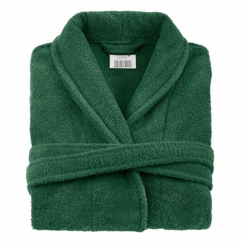 Szlafrok frotte Prestiż S/M zielony butelkowy bawełniany hotelowy 450g/m2 Szlafrok frotte Prestiż S/M zielony butelkowy bawełniany hotelowy 450g/m2