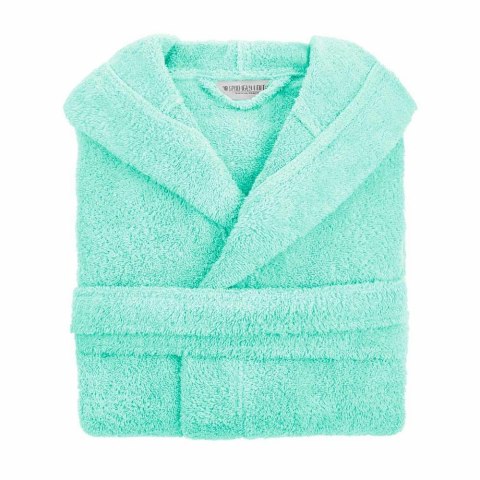 Szlafrok z kapturem frotte Robin XXL miętowy bawełniany hotelowy 450g/m2 Szlafrok z kapturem frotte Robin XXL miętowy bawełniany hotelowy 450g/m2