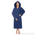 Szlafrok z kapturem frotte Robin XS niebieski bawełniany hotelowy 450g/m2 Szlafrok z kapturem frotte Robin XS niebieski bawełniany hotelowy 450g/m2