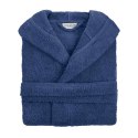Szlafrok z kapturem frotte Robin XS niebieski bawełniany hotelowy 450g/m2 Szlafrok z kapturem frotte Robin XS niebieski bawełniany hotelowy 450g/m2