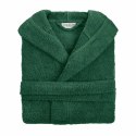 Szlafrok z kapturem frotte Robin XS zielony butelkowy bawełniany hotelowy 450g/m2 Szlafrok z kapturem frotte Robin XS zielony butelkowy bawełniany hotelowy 450g/m2