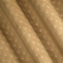Zasłona 140x250 Julia złota gotowa na przelotkach welurowa z wytłaczanym geometrycznym wzorem wachlarzy Eurofirany Zasłona 140x250 Julia złota gotowa na przelotkach welurowa z wytłaczanym geometrycznym wzorem wachlarzy Eurofirany