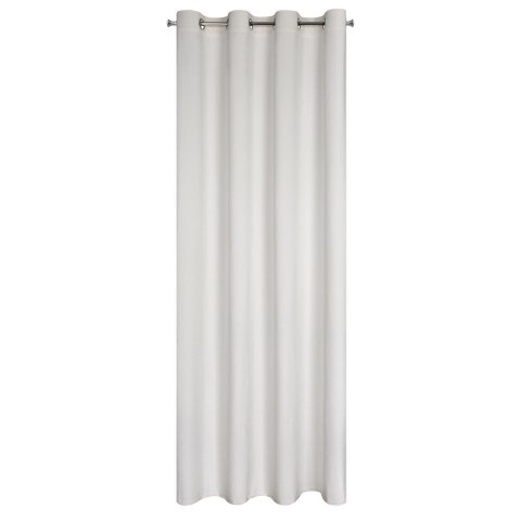 Zasłona 140x250 Lili biała gotowa na przelotkach welurowa z efektownym falującym wytłoczeniem Eurofirany Zasłona 140x250 Lili biała gotowa na przelotkach welurowa z efektownym falującym wytłoczeniem Eurofirany
