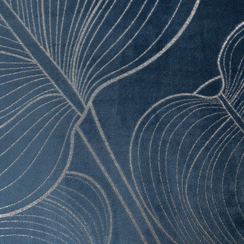 Koc narzuta z mikrofibry 150x200 Blanca 1 granatowy złoty liście Eurofirany Koc narzuta z mikrofibry 150x200 Blanca 1 granatowy złoty liście Eurofirany