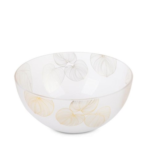 Misa 25x13 Blanca 5 biała złota liście ze szkła artystycznego Limited Collection Eurofirany Misa 25x13 Blanca 5 biała złota liście ze szkła artystycznego Limited Collection Eurofirany