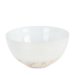 Misa 25x13 Luna 3 biała złota liście miłorzębu ze szkła artystycznego Limited Collection Eurofirany