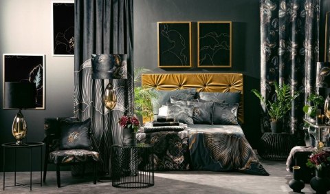 Misa 25x13 Peonia 1 czarna złota peonie kwiaty ze szkła artystycznego Limited Collection Eurofirany Misa 25x13 Peonia 1 czarna złota peonie kwiaty ze szkła artystycznego Limited Collection Eurofirany