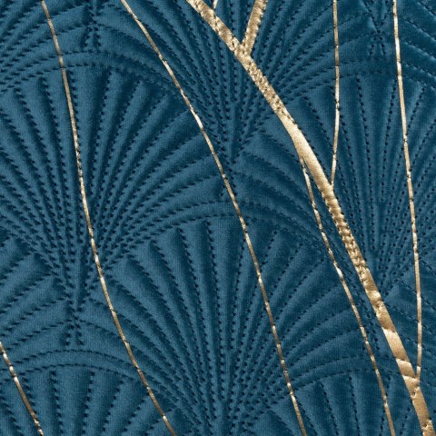 Narzuta dekoracyjna 170x210 Lotos 7 granatowa złota kwiat lotosu welurowa Limited Collection Eurofirany Narzuta dekoracyjna 170x210 Lotos 7 granatowa złota kwiat lotosu welurowa Limited Collection Eurofirany