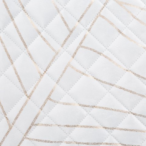 Narzuta dekoracyjna 170x210 Luna 2 biała złota liście welurowa Limited Collection Eurofirany Narzuta dekoracyjna 170x210 Luna 2 biała złota liście welurowa Limited Collection Eurofirany