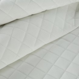 Narzuta dekoracyjna 170x210 Milo biała romby geometria welurowa Eurofirany
