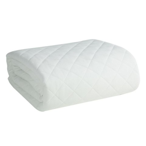 Narzuta dekoracyjna 170x210 Milo biała romby geometria welurowa Eurofirany Narzuta dekoracyjna 170x210 Milo biała romby geometria welurowa Eurofirany