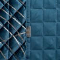 Narzuta dekoracyjna 170x210 Musa 2 granatowa złota liście welurowa Limited Collection Eurofirany Narzuta dekoracyjna 170x210 Musa 2 granatowa złota liście welurowa Limited Collection Eurofirany