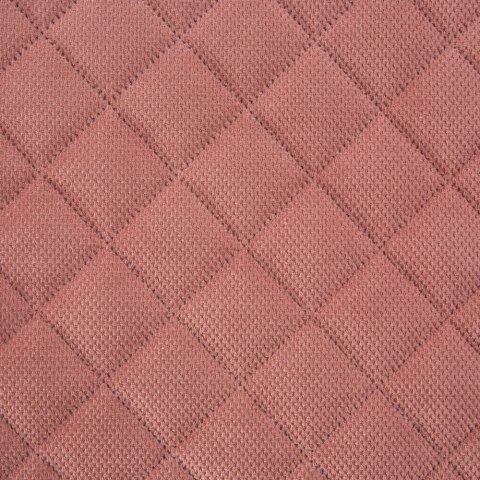 Narzuta dekoracyjna 220x240 Milo różowa romby geometria welurowa Eurofirany Narzuta dekoracyjna 220x240 Milo różowa romby geometria welurowa Eurofirany