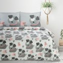 Pościel bawełniana 160x200 Kids 07 biała szara pieski Design 91 Pościel bawełniana 160x200 Kids 07 biała szara pieski Design 91