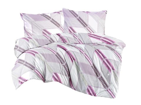 Pościel bawełniana 220x200 Azur fioletowa wrzosowa geometria Cottonlove Exclusive 4 Pościel bawełniana 220x200 Azur fioletowa wrzosowa geometria Cottonlove Exclusive 4
