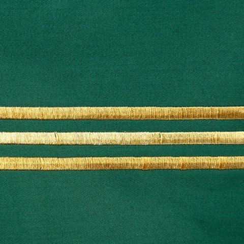 Pościel satynowa 160x200 Haft 4 zielona złota haftowana paski jednobarwna Eurofirany Pościel satynowa 160x200 Haft 4 zielona złota haftowana paski jednobarwna Eurofirany