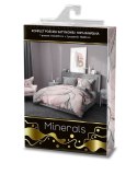 Pościel satynowa 160x200 Minerals 002 minerały pudrowa różowa szara dwustronna Pościel satynowa 160x200 Minerals 002 minerały pudrowa różowa szara dwustronna
