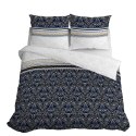 Pościel satynowa 220x200 3825 B Ornamenty niebieska czarna biała oreintalna Home Satin 4 Pościel satynowa 220x200 3825 B Ornamenty niebieska czarna biała oreintalna Home Satin 4
