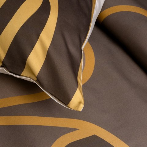 Pościel satynowa 220x200 Alisma 1 brązowa beżowa z naturalnej tkaniny z włóknem TENCEL o jedwabistym dotyku Limited Collection E Pościel satynowa 220x200 Alisma 1 brązowa beżowa z naturalnej tkaniny z włóknem TENCEL o jedwabistym dotyku Limited Collection E