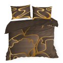 Pościel satynowa 220x200 Alisma 1 brązowa beżowa z naturalnej tkaniny z włóknem TENCEL o jedwabistym dotyku Limited Collection E Pościel satynowa 220x200 Alisma 1 brązowa beżowa z naturalnej tkaniny z włóknem TENCEL o jedwabistym dotyku Limited Collection E