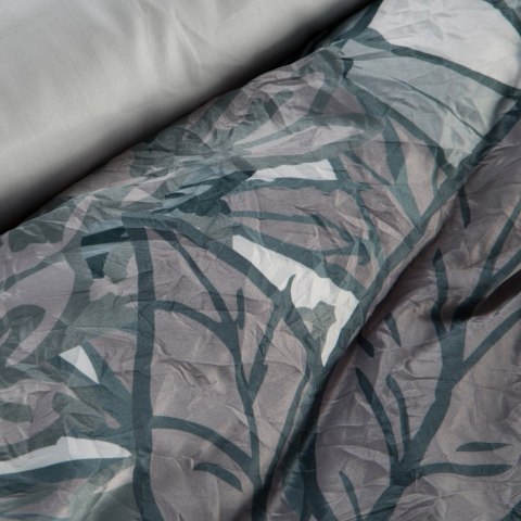 Pościel satynowa kreszowana 220x200 Premium 10 miętowa szara kwiaty liście oryginalnie gnieciona nie wymaga prasowania Eurofiran Pościel satynowa kreszowana 220x200 Premium 10 miętowa szara kwiaty liście oryginalnie gnieciona nie wymaga prasowania Eurofiran