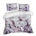 Pościel satynowa kreszowana 220x200 Premium 12 fioletowa wrzosowa kwiaty oryginalnie gnieciona nie wymaga prasowania Eurofirany Pościel satynowa kreszowana 220x200 Premium 12 fioletowa wrzosowa kwiaty oryginalnie gnieciona nie wymaga prasowania Eurofirany