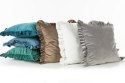 Poszewka dekoracyjna 45x45 Velvet 25 ceglasta welurowa falbanka Eurofirany Poszewka dekoracyjna 45x45 Velvet 25 ceglasta welurowa falbanka Eurofirany