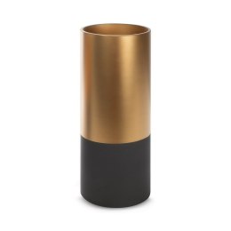 Wazon 15x35 Alisma 4 brązowy złoty ze szkła artystycznego Eurofirany