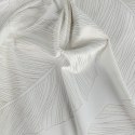 Zasłona 140x250 Luna 2A biała szampańska liście welurowa gotowa na przelotkach Limited Collection Eurofirany Zasłona 140x250 Luna 2A biała szampańska liście welurowa gotowa na przelotkach Limited Collection Eurofirany