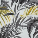Zasłona 140x250 Nelly biała grafitowa żółta liście zaciemniająca Blackout Eurofirany Zasłona 140x250 Nelly biała grafitowa żółta liście zaciemniająca Blackout Eurofirany