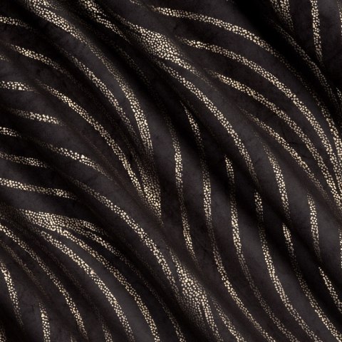 Zasłona 140x270 Victoria 3A czarna złota geometria welurowa gotowa na taśmie Limited Collection Eurofirany Zasłona 140x270 Victoria 3A czarna złota geometria welurowa gotowa na taśmie Limited Collection Eurofirany