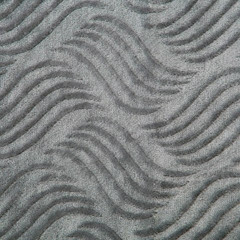 Koc narzuta z mikrofibry 200x220 Fala grafitowy Koc narzuta z mikrofibry 200x220 Fala grafitowy