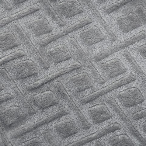 Koc narzuta z mikrofibry 200x220 Torks grafitowy Koc narzuta z mikrofibry 200x220 Torks grafitowy