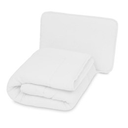 Kołdra 135x100 poduszka 40x60 muślinowa biała 1 Muslin komplet