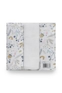 Komplet pieluch muślinowych 3 szt 70x80 2 szt kwiatki 1 szt tetrowa Muslin Komplet pieluch muślinowych 3 szt 70x80 2 szt kwiatki 1 szt tetrowa Muslin