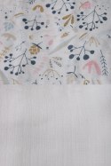 Komplet pieluch muślinowych 3 szt 70x80 2 szt kwiatki 1 szt tetrowa Muslin Komplet pieluch muślinowych 3 szt 70x80 2 szt kwiatki 1 szt tetrowa Muslin