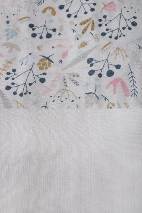 Komplet pieluch muślinowych 3 szt 70x80 2 szt kwiatki 1 szt tetrowa Muslin Komplet pieluch muślinowych 3 szt 70x80 2 szt kwiatki 1 szt tetrowa Muslin
