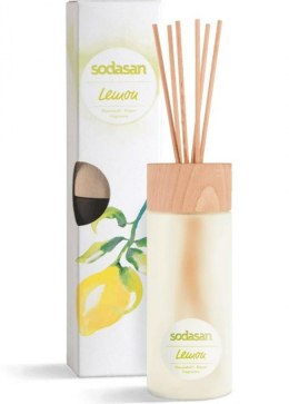 Odświeżacz powietrza cytrynowy z patyczkami 200ml bio Sodasan