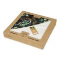Okrycie kąpielowe 100x100 ekri 2 liście Bamboodesign ręcznik z kapturkiem Okrycie kąpielowe 100x100 ekri 2 liście Bamboodesign ręcznik z kapturkiem