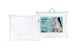 Poduszka Gotland 50x60 biała mikrofibra czerwona wypustka lamówka w torbie