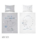 Pościel bawełniana 100x135 Słonik 3621 B mam już tyle lat miesięcy i dni niebieska szara dziecięca Kids 1 Pościel bawełniana 100x135 Słonik 3621 B mam już tyle lat miesięcy i dni niebieska szara dziecięca Kids 1
