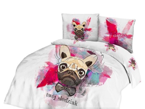 Pościel bawełniana 140x200 twój słodziak psiak 61505/1 Panelove 4 Pościel bawełniana 140x200 twój słodziak psiak 61505/1 Panelove 4