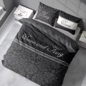 Pościel bawełniana 160x200 Queen and King czarna grafitowa glamour 3739 A Holland Home 71 Pościel bawełniana 160x200 Queen and King czarna grafitowa glamour 3739 A Holland Home 71